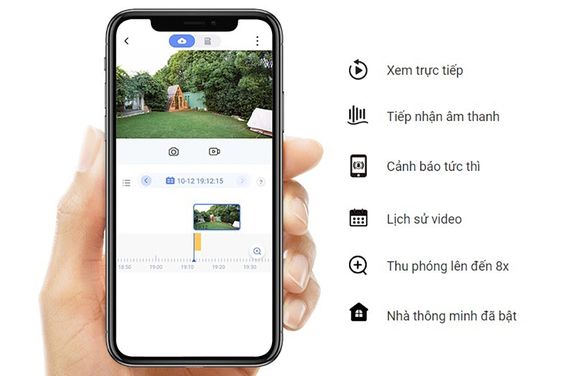 Camera giám sát Ezviz TY2 đàm thoại 2 chiều